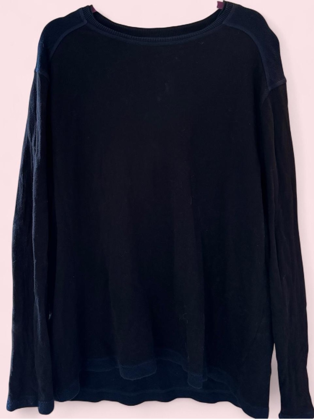 Men's Black Crewneck Pullover Sweater